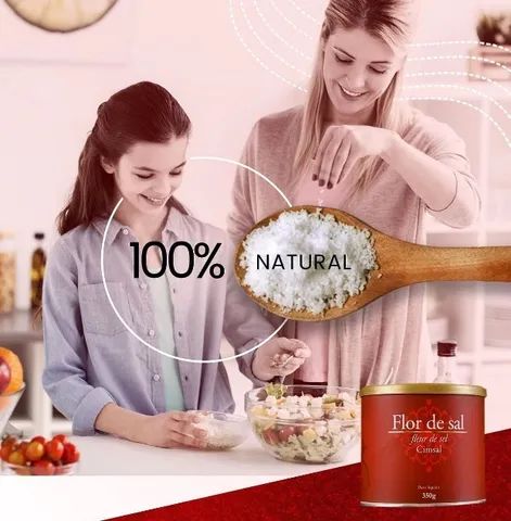 Flor de Sal Cimsal - 1kg - Foto 2