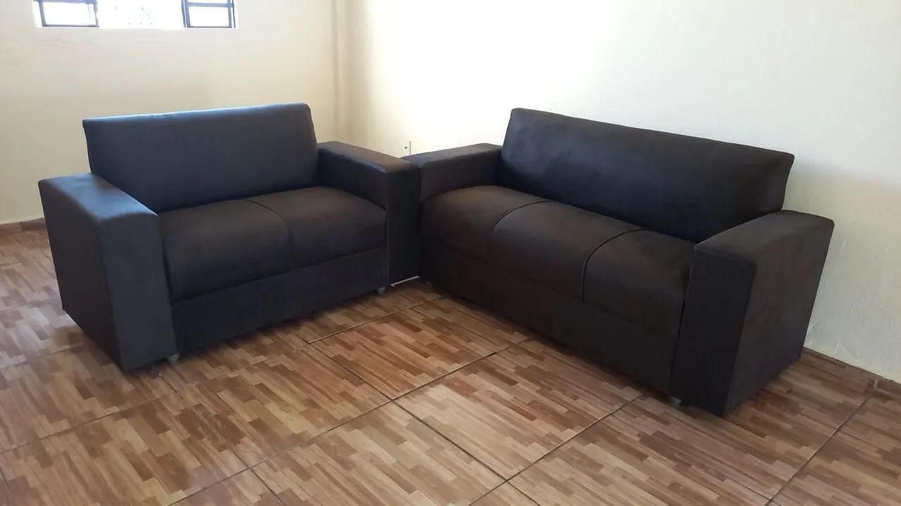 Conjunto de Sofás 2 e 3 Lugares Novo 549.90