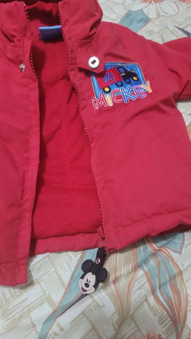 Casaco do Mickey para bebê de 6 a 9 meses - Foto 5