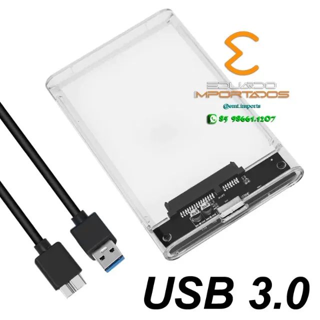 Case Hd Externo 2.5 Notebook Usb 3.0 Ps4 Xbox One Pc 6gbps