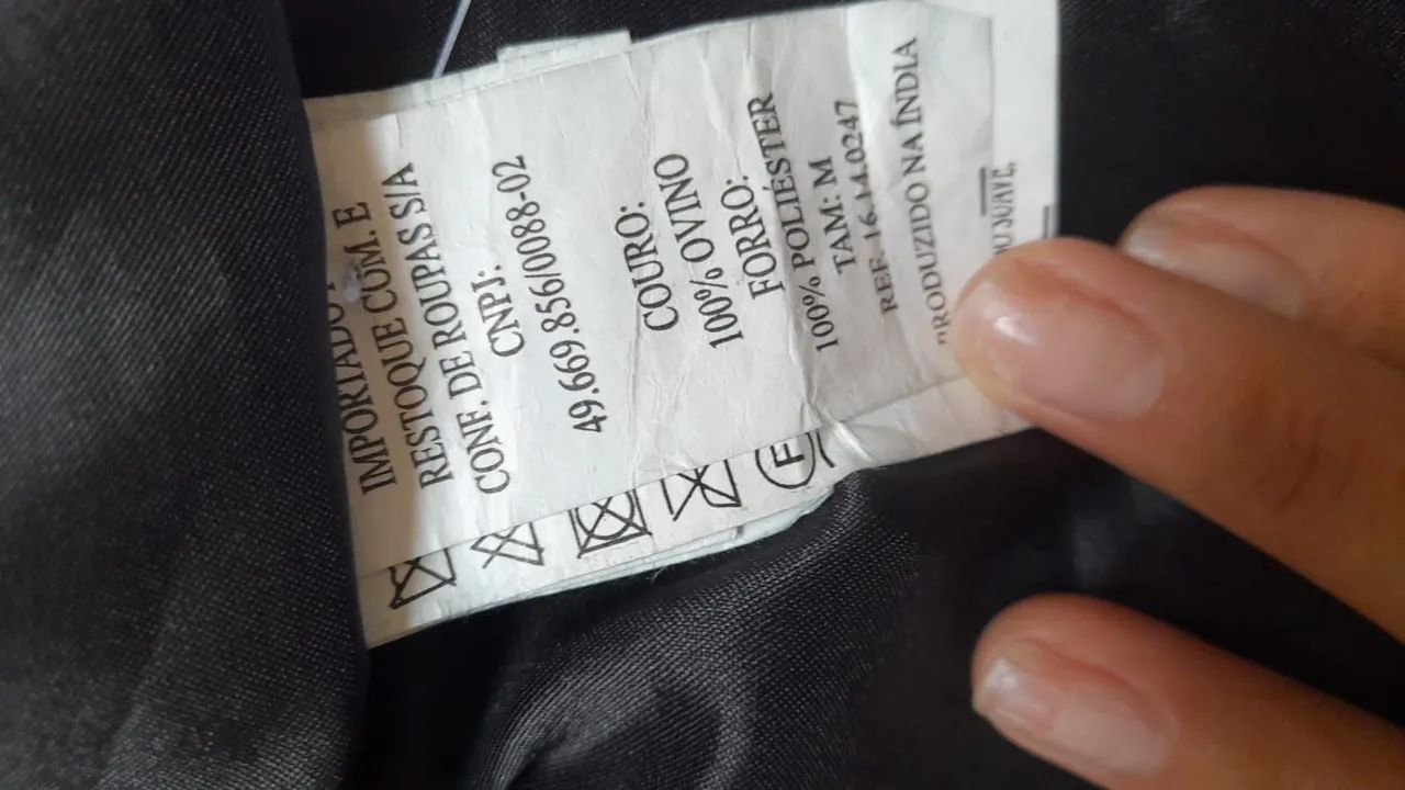Mini saia em couro legítimo - Jhon Jhon - Foto 3