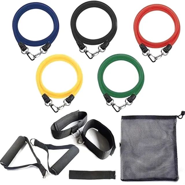 Kit com 05 elásticos para ginástica academia