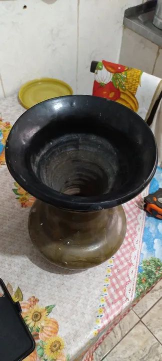 Vaso em cerâmica 30  cm de altura 64842116646147121
