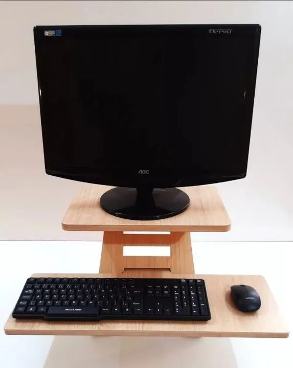 Suporte Desk para Trabalhar em Pé. Computador, Notebook, TV. - Foto 2