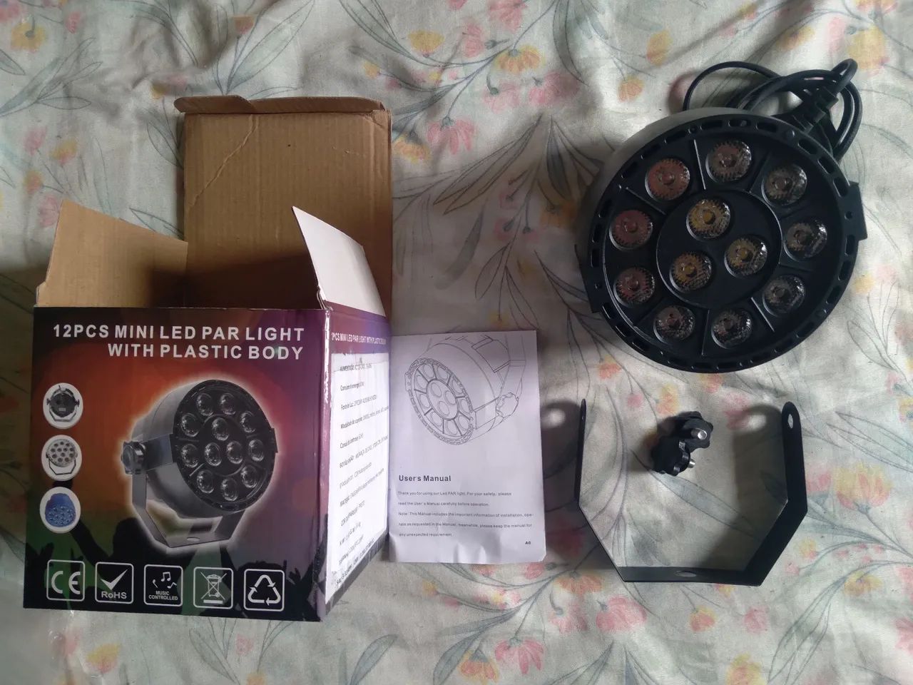 MINI FOCO DE LUZ 12 LEDS