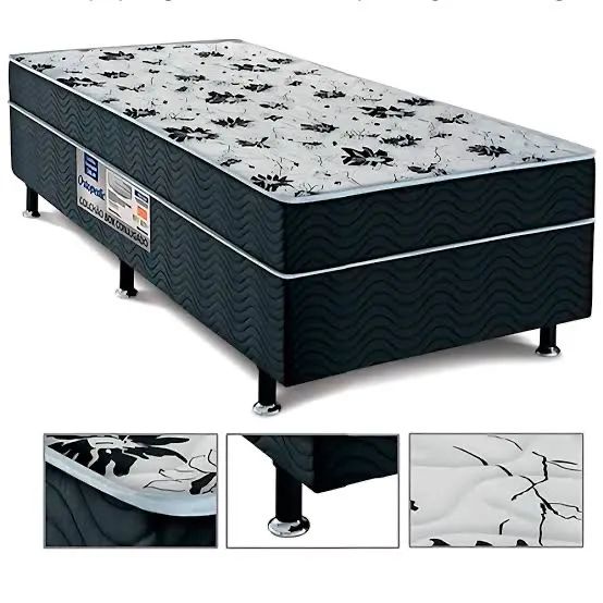 Cama box solteiro ORTOBOM d28 FRETE GRÁTIS 