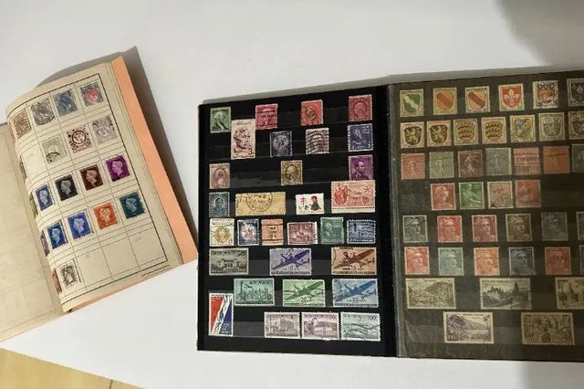 Coleção Filatelia Centenas de Selos brasileiros e europeus - Foto 3