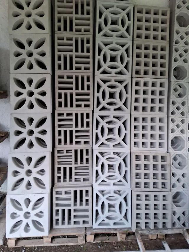 Elemento vazado cobogó 39x39  - Foto 5