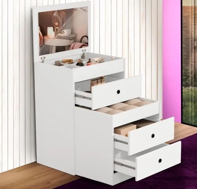Mesa com banco interno - Cômoda - Penteadeira - Foto 5