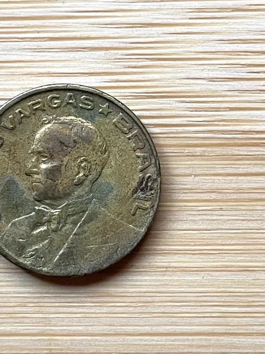 Moedas 10 centavos 1944 e 1945 com e sem sigla - Foto 4