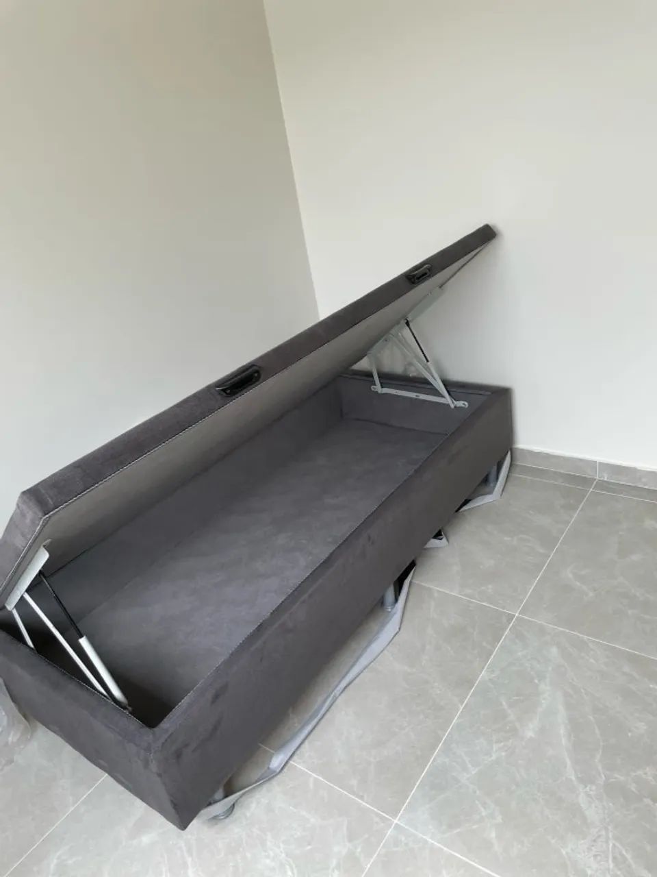 Base de Cama Baú Solteiro Preto N3 - Foto 2