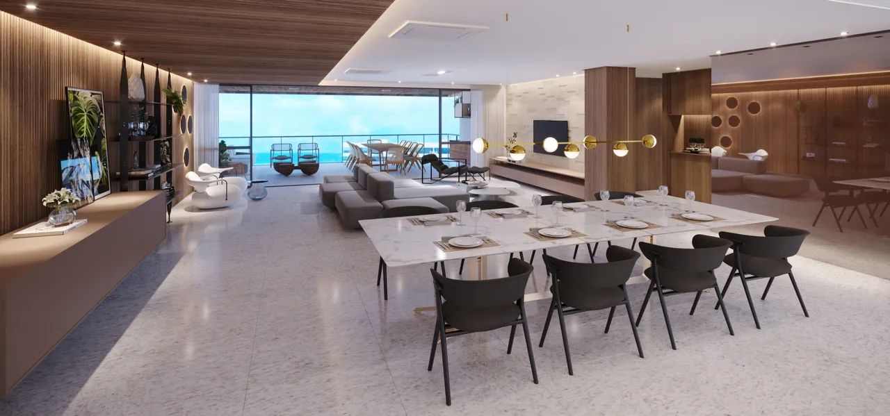 Ponta Verde - Apartamento com 4 suítes e vista para o mar - Foto 4