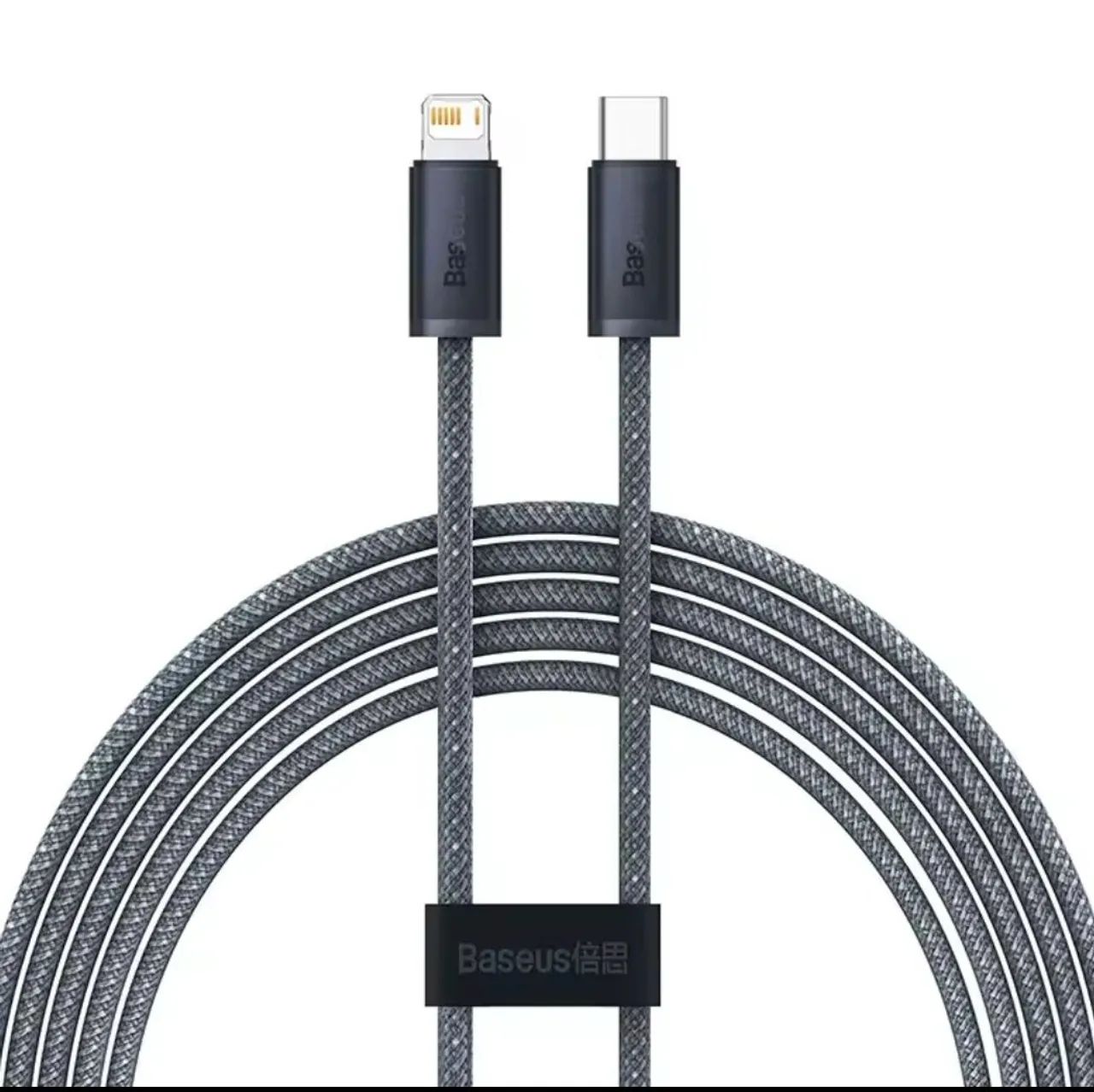 Cabo Baseus PD 20W Lightning para USB-C com 1M Lacrado  - Foto 4