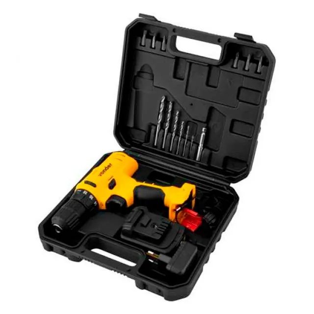 Parafusadeira Furadeira de Impacto 12V 1.3Ah Bivolt Maleta com Acessórios Vonder PFV120I - Foto 3