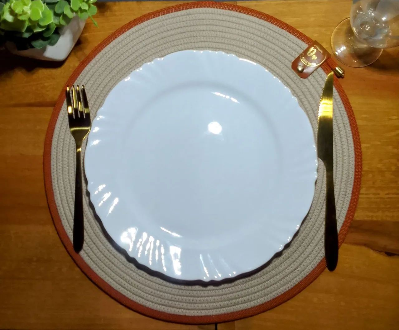 Conjunto de Mesa Posta Elegante 6 peças  - Foto 2