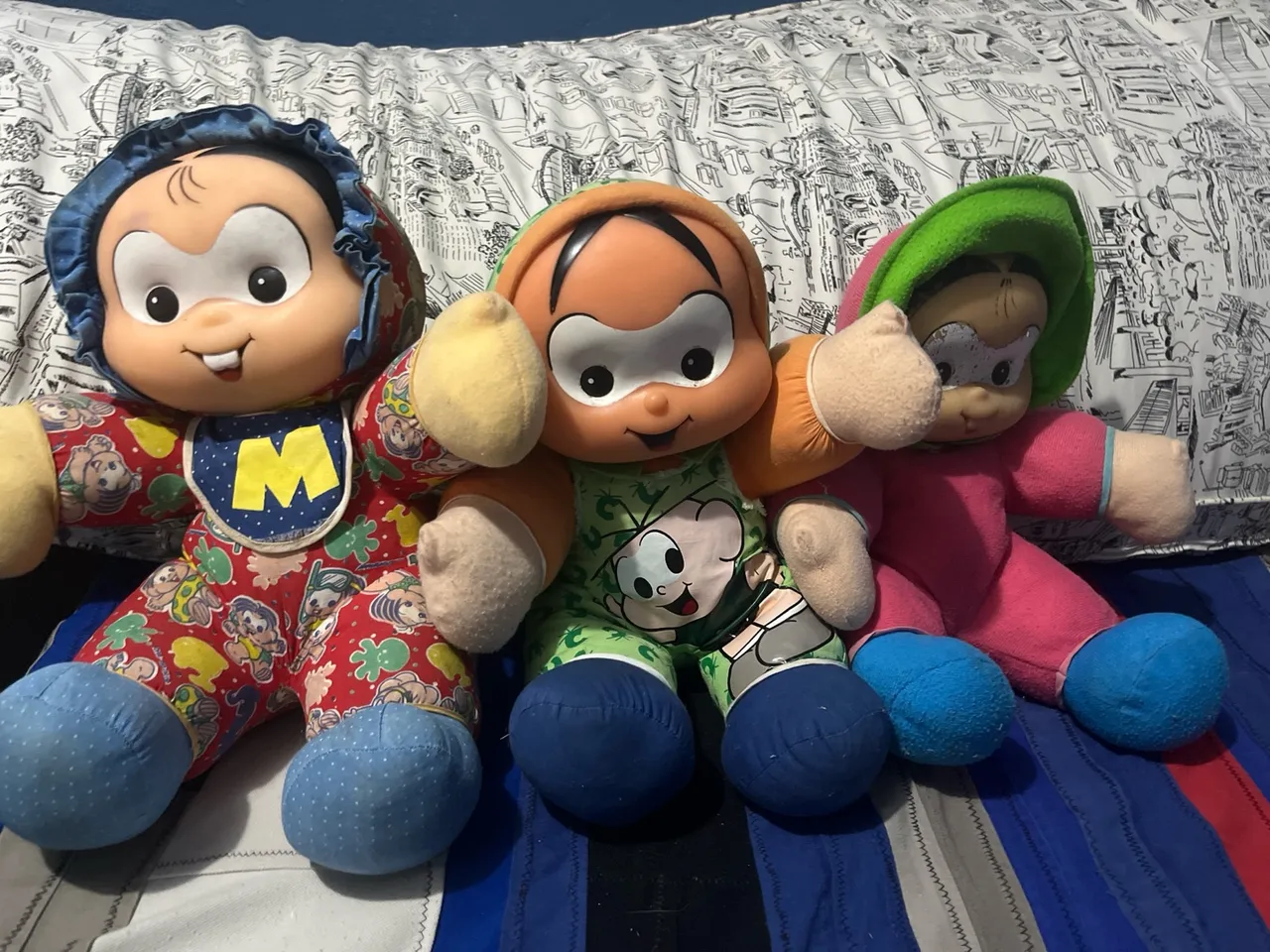 Lote de bonecas turma da mônica