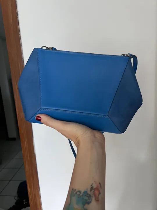 Bolsa de Ombro Azul Arezzo - Foto 4