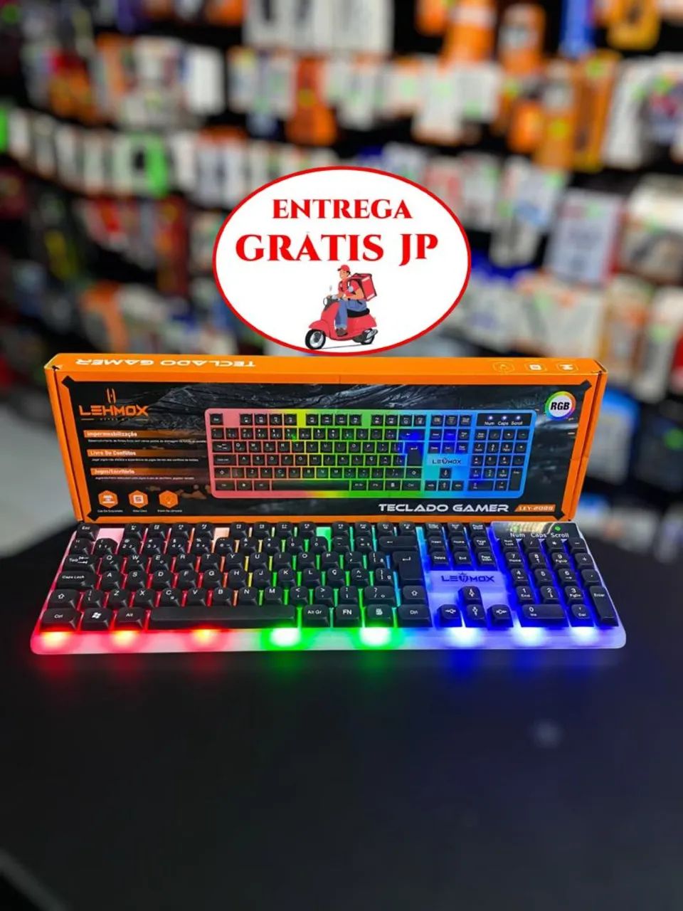 TECLADO GAMER RGB LEHMOX LEY-2088