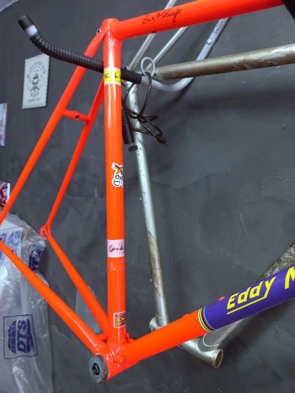 Quadro de bicicleta corrida Bicicleta Eddy Merckx