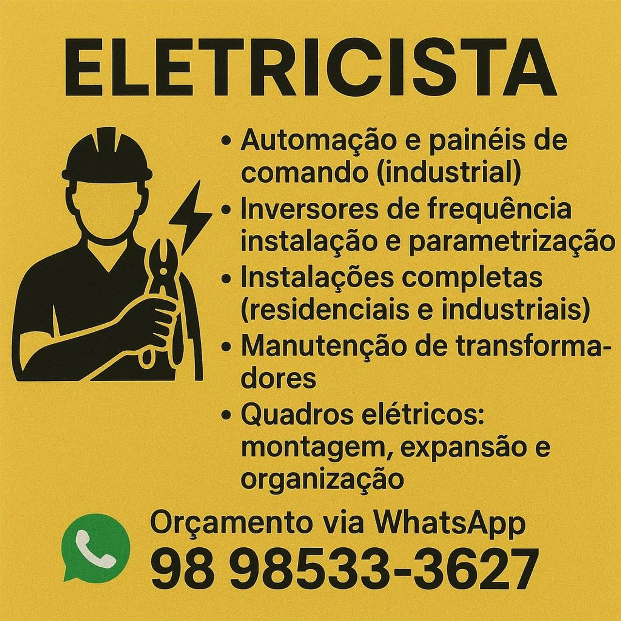Eletricista Industrial e Residencial