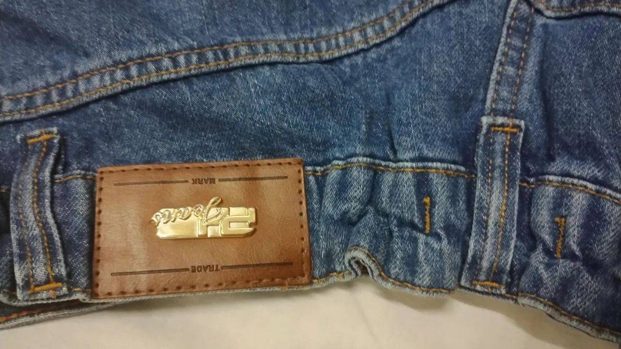 Calça Jeans Azul feminina  - Foto 3