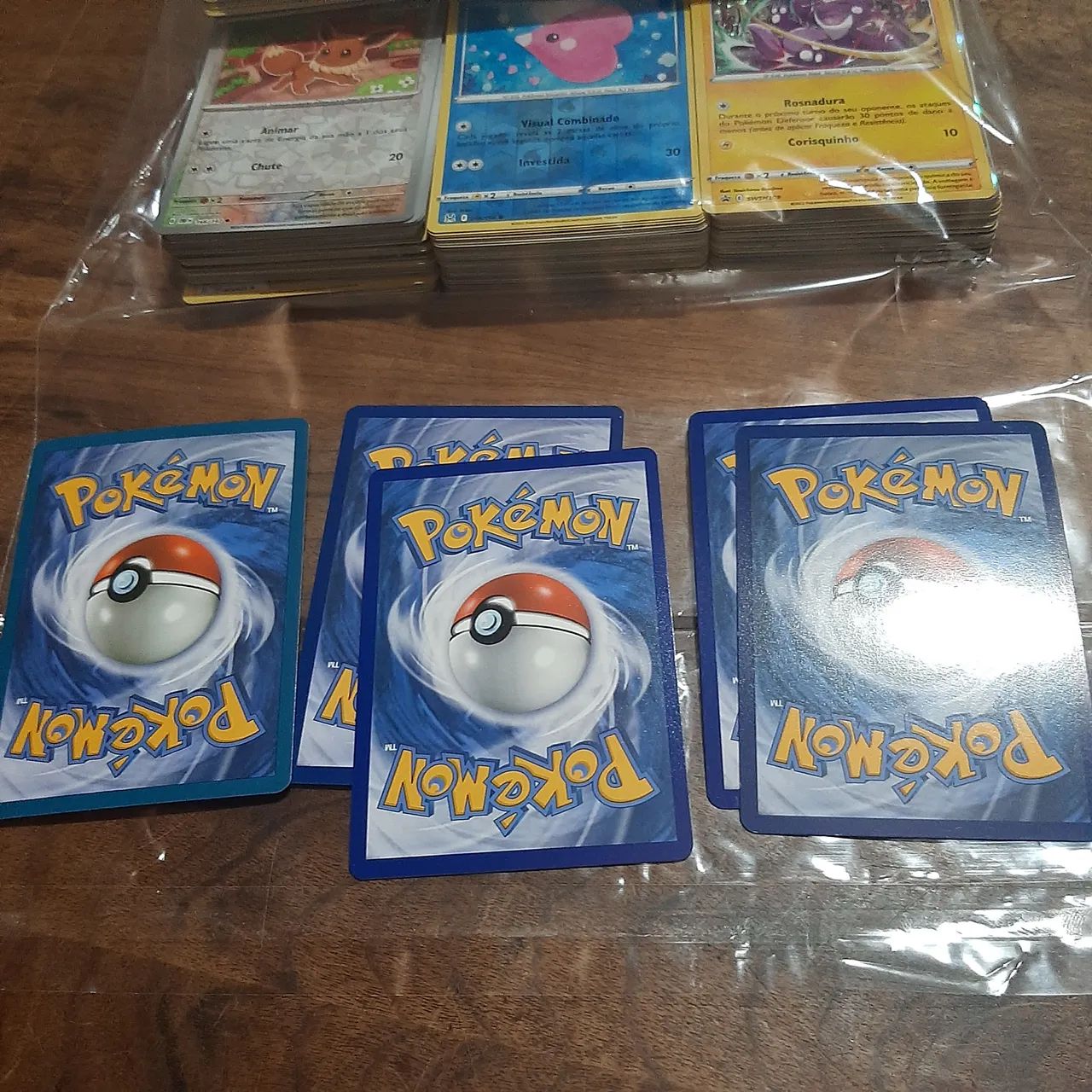Lote 500 Cartas Pokemon Brilhantes - Foto 6