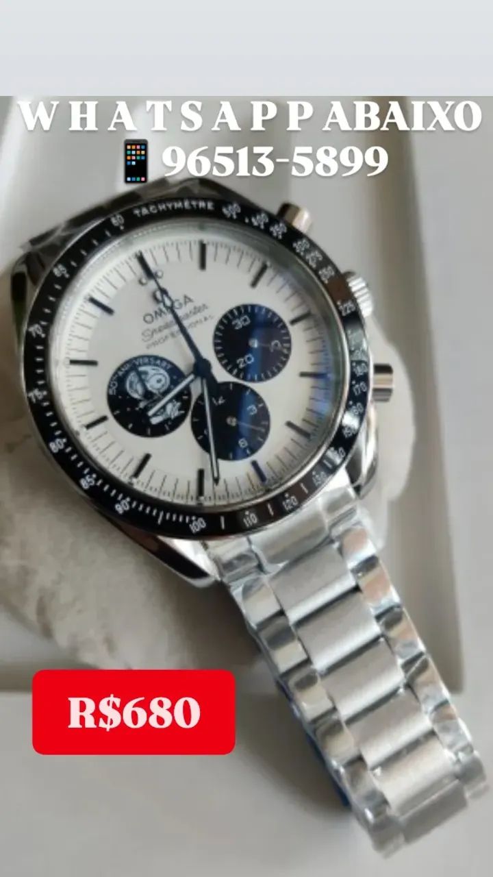 Relógio OMEGA SPEEDMASTER SNOOPY FUNCIONAL - ENTREGAMOS - Foto 3