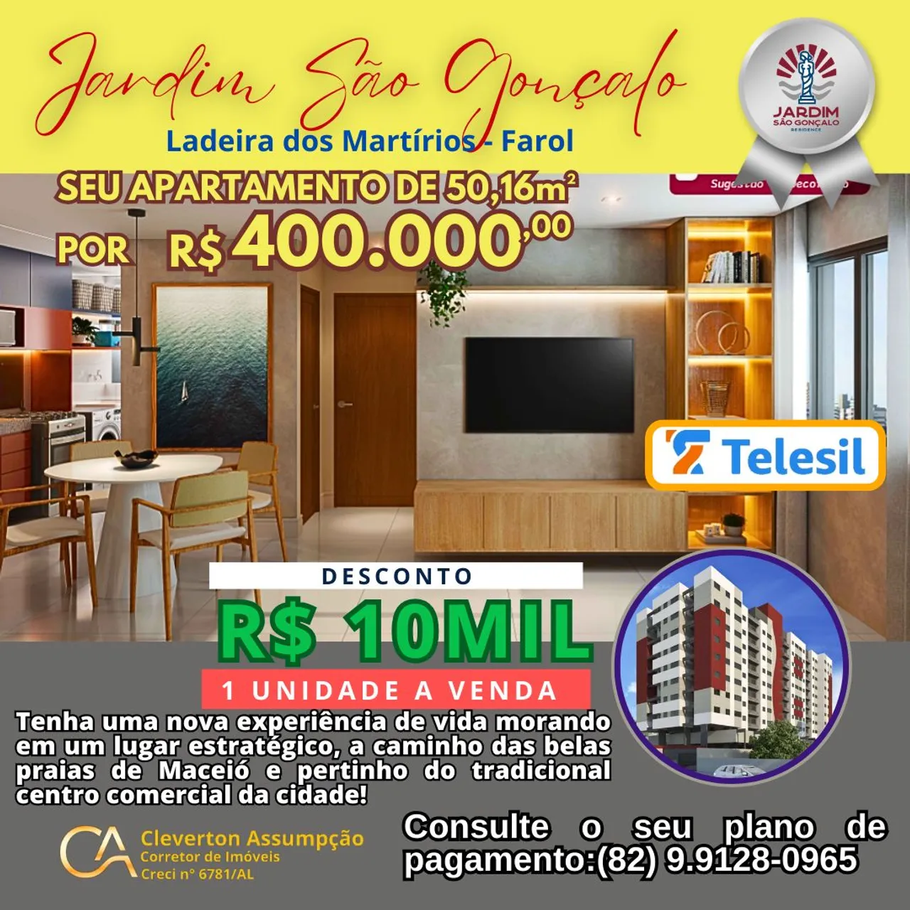 APARTAMENTO A VENDA - JARDIM SÃO GONÇALO
