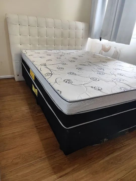 Cama Box Casal com Cabeceira - Foto 2