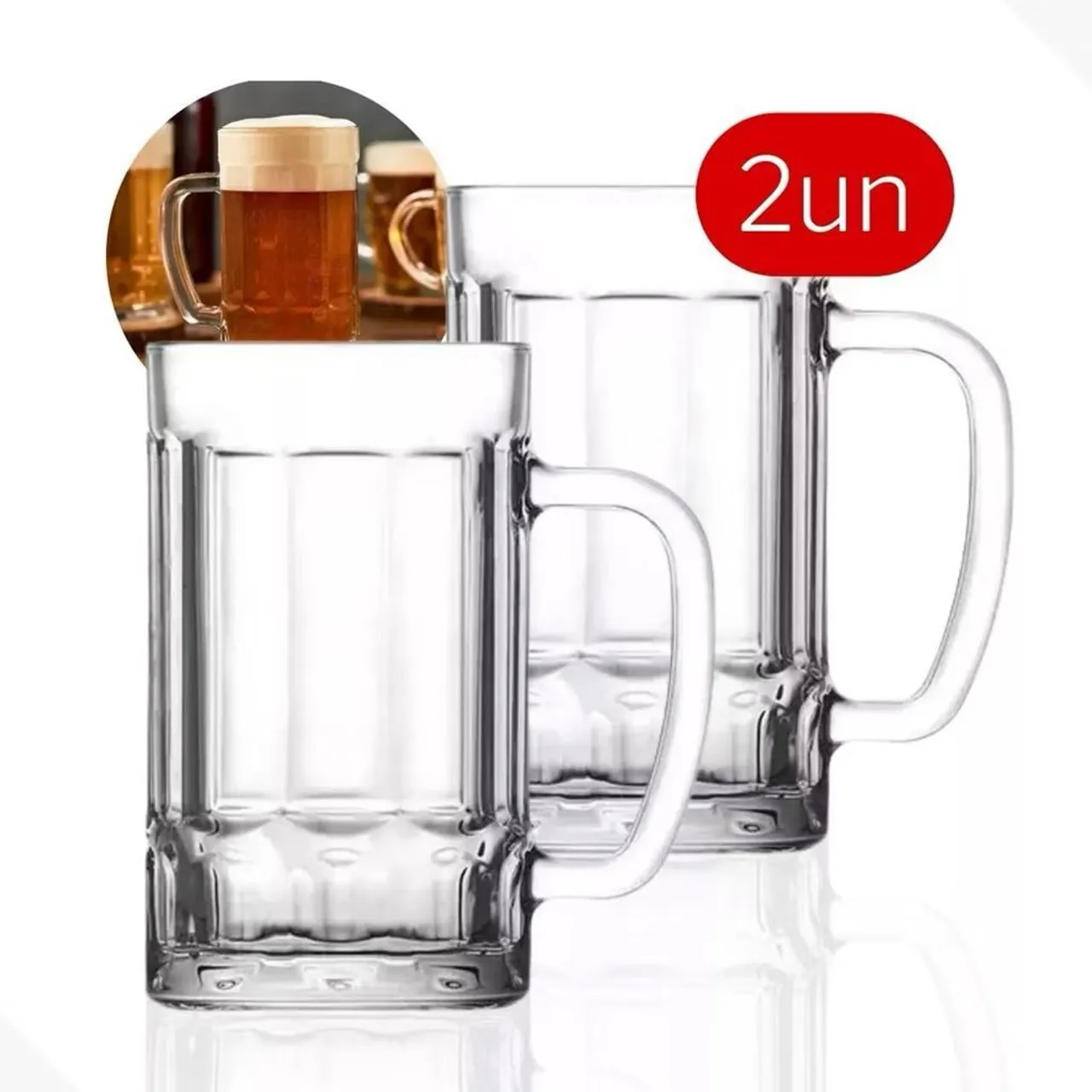Caixa com 24 canecas de chopp por 170 reais ?