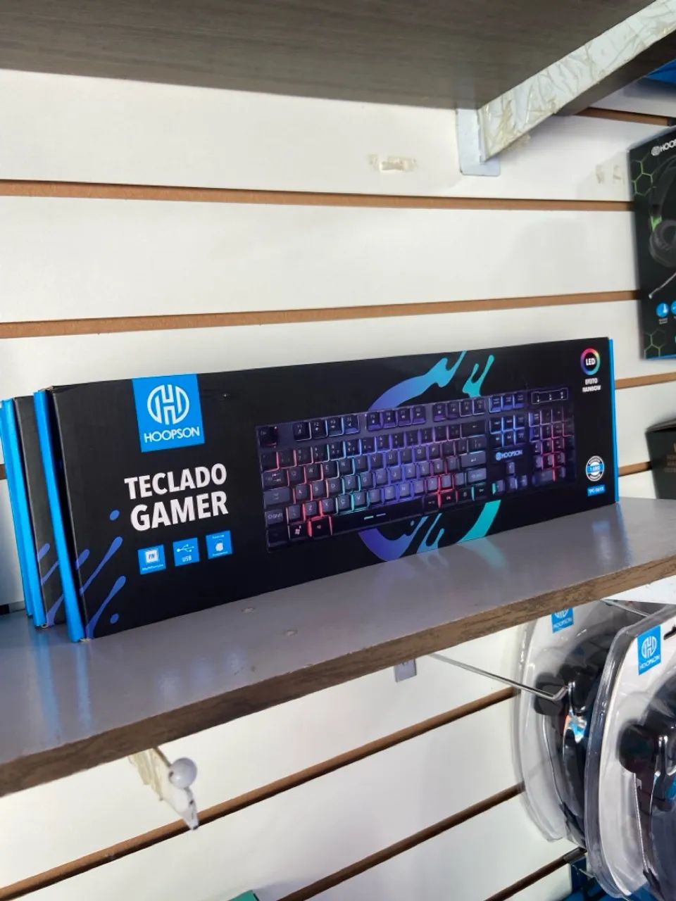 Teclado Gamer Semi Mecânico Hoopsom LED