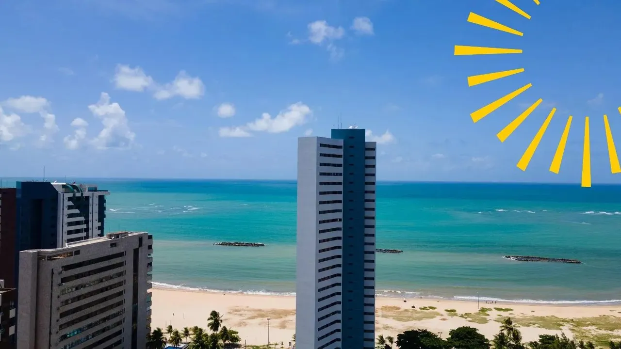 PRONTO PARA MORAR EM CANDEIAS C/ VISTA MAR PRAIA APARTAMENTO 3 QUARTOS 2 SUÍTES CONDOMÍNIO