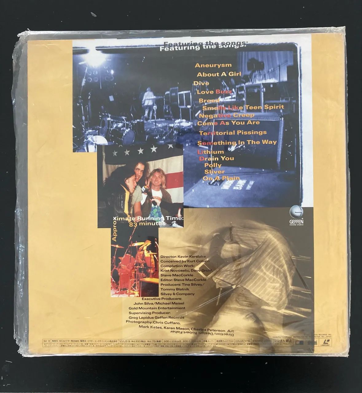 LD LaserDisc - Nirvana: Live! Tonight! Sold Out!! (Item de