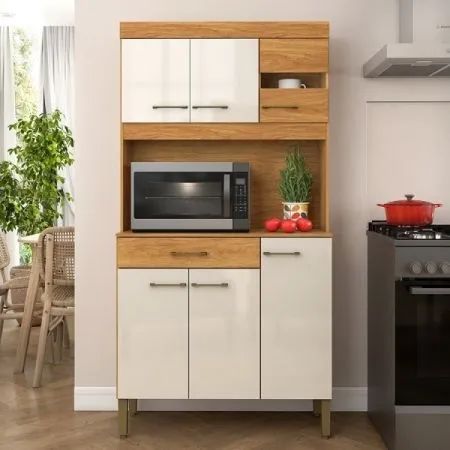 Cozinha Carla cinamomo/off white 