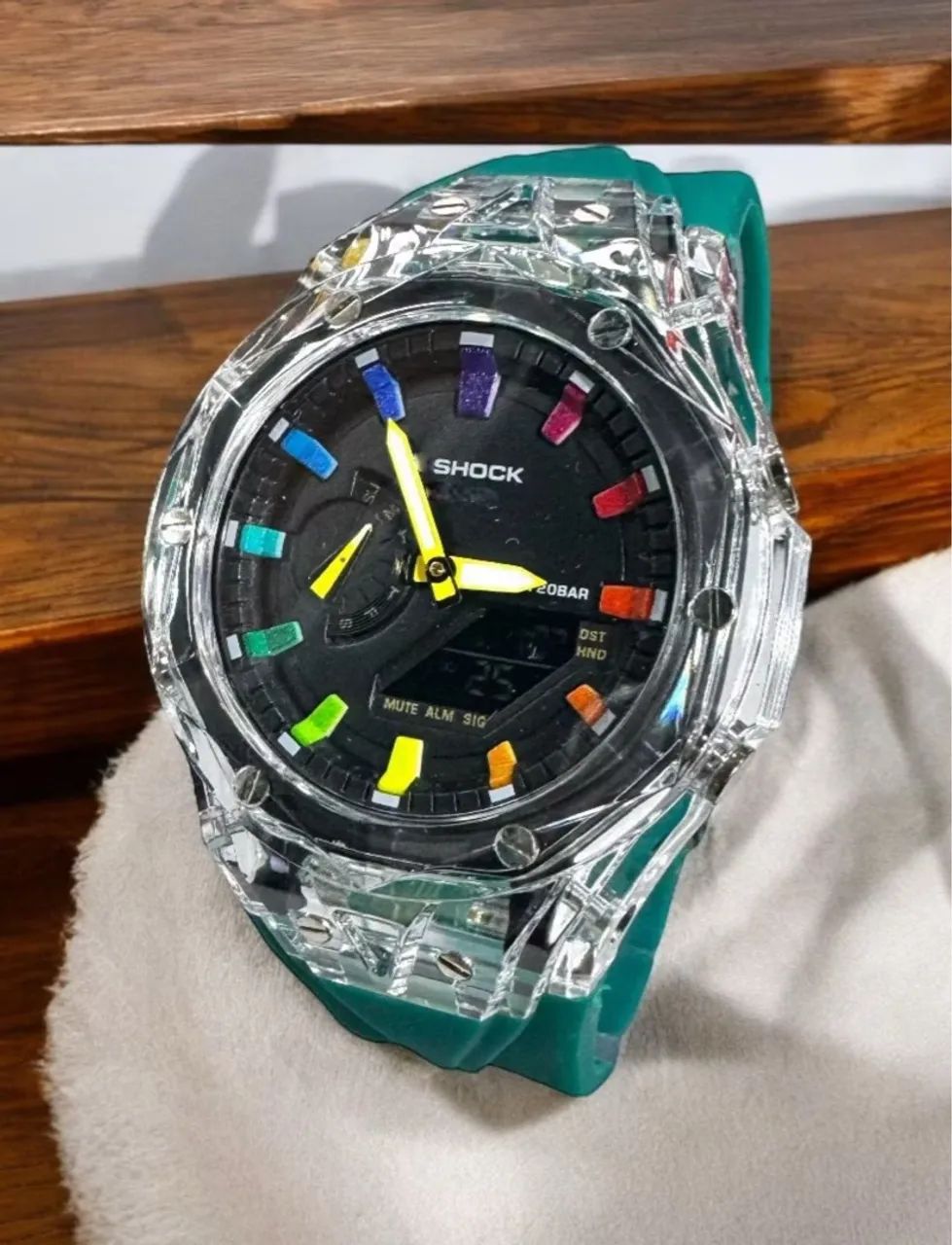 Relógios G-SHOCK TRANSPARENTE!! Aprova de Água!! PROMOÇÃO!! - Foto 3