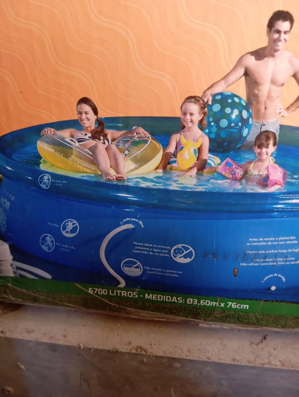 Vendo Piscina, Trans bike, Bicicleta e patins.