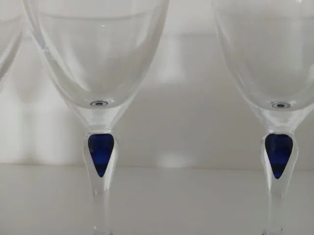 Antiguidade Jogo de 5 Taças em Cristal D'arques 17cm X 7 cm - Foto 2
