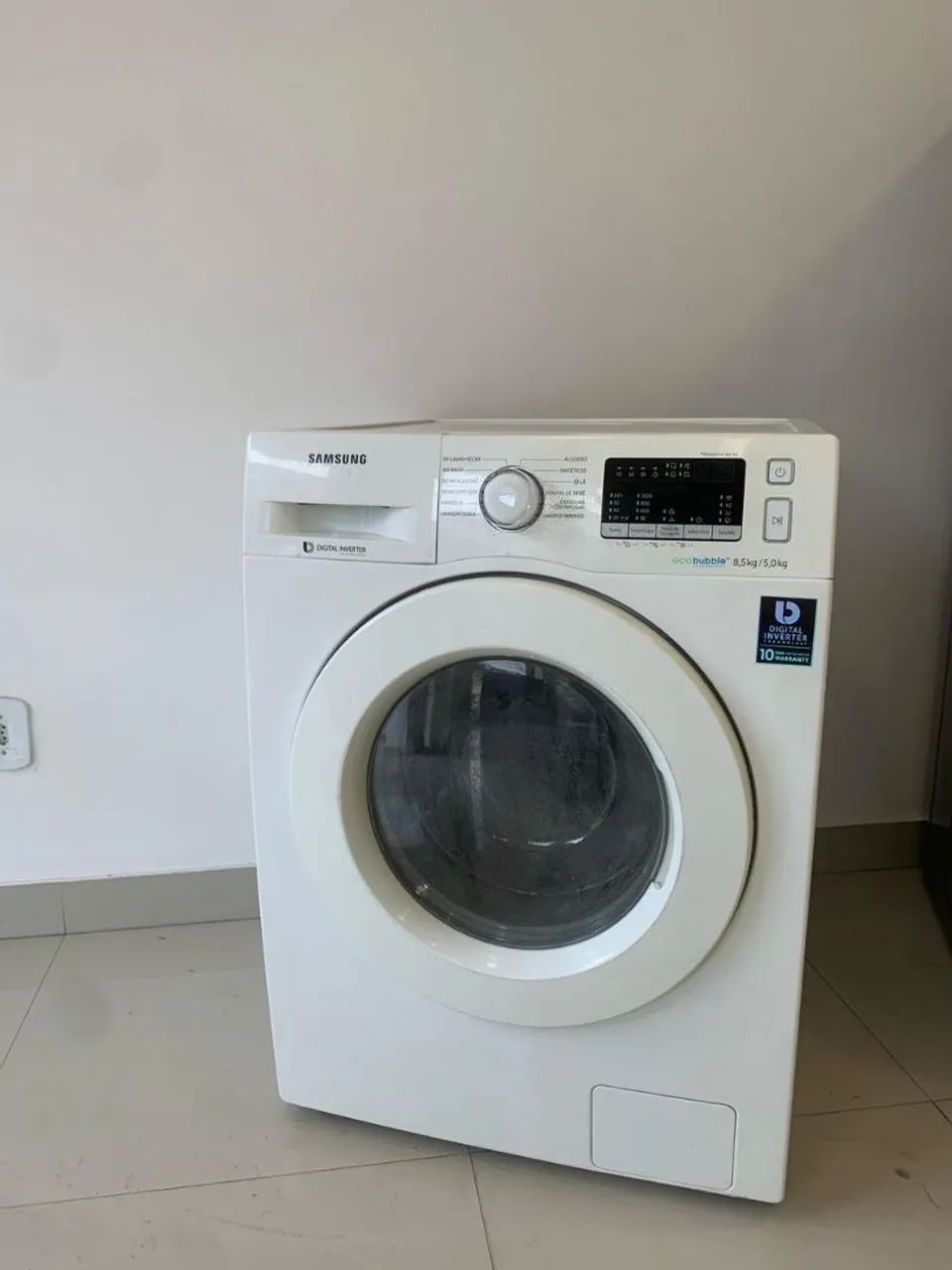Máquina de Lavar e Secar Samsung Eco Bubble 8,5kg/5,0kg