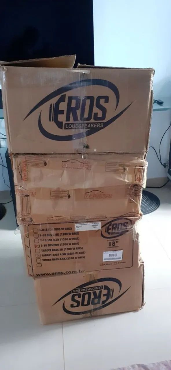 4 Alto-falantes Eros 4.5k 8ohms 18 polegadas - Foto 4