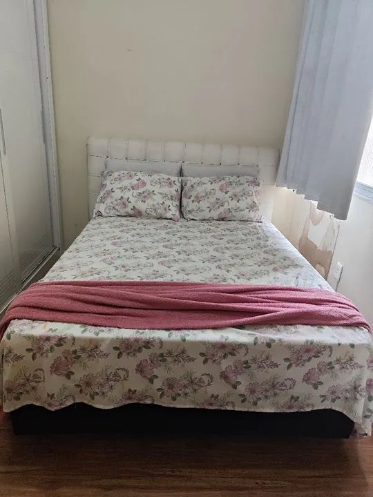 Cama Box Casal com Cabeceira