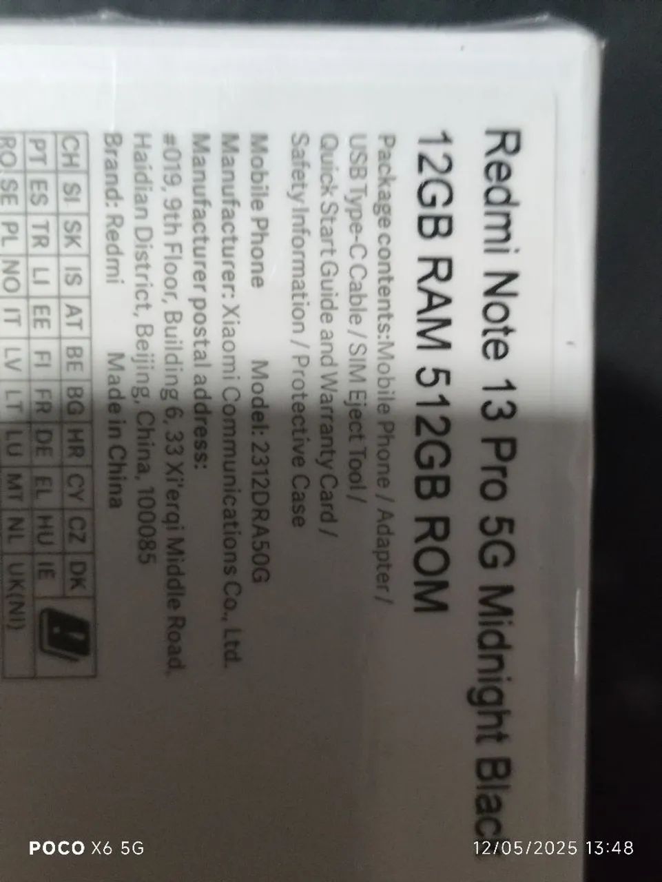 Redmi note 13 pro 5 g e-sim 512 gb 12+ 12 GB de ram novo - Foto 3