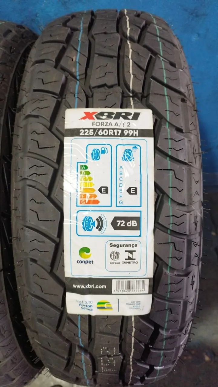(4UNDISP) Kit  com 2 Pneus aro 17 medida 225/60r17 AT marca XBRI FORZA  - Foto 2