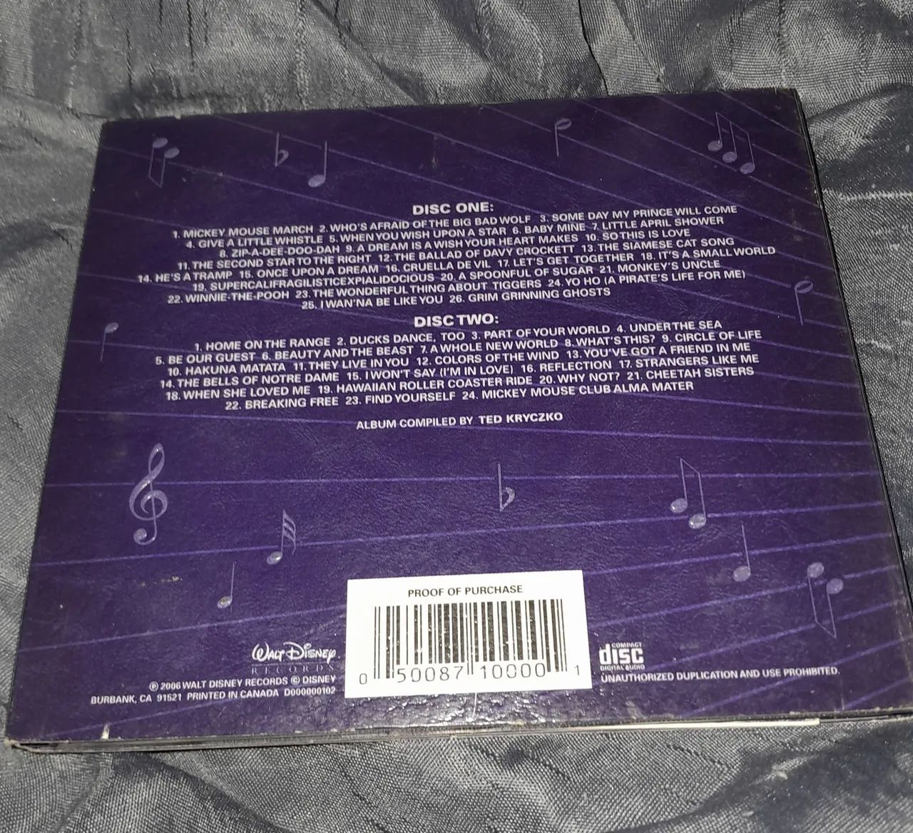 Cd Disney the music Behind the magic  - Foto 3
