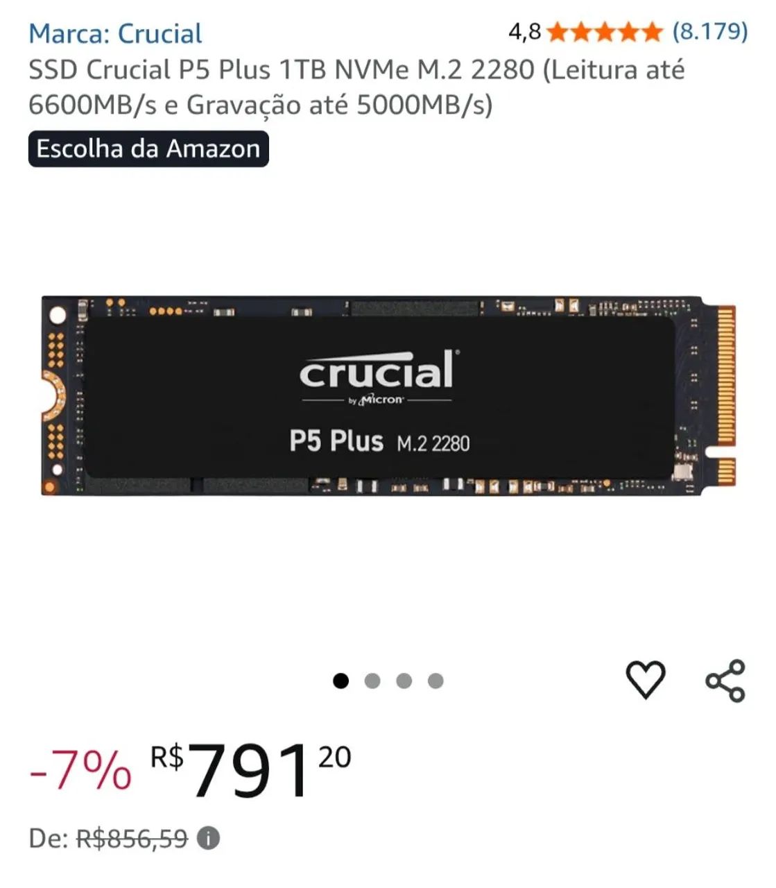 SSD 1TB compatível com PS564529121988482122