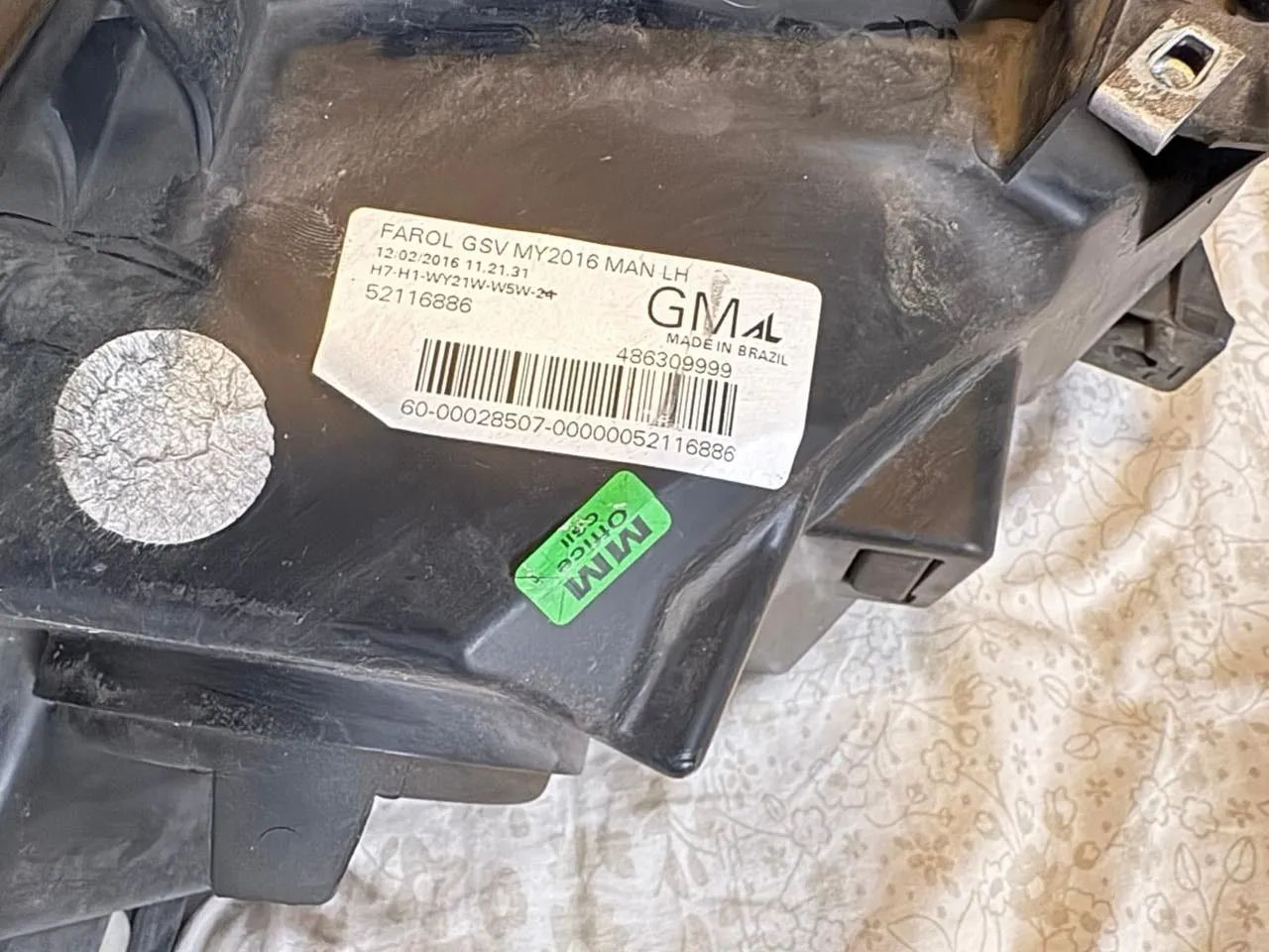 Farol Dianteiro Original Gm Esquerdo Cobalt 2016 a 2018  - Foto 4
