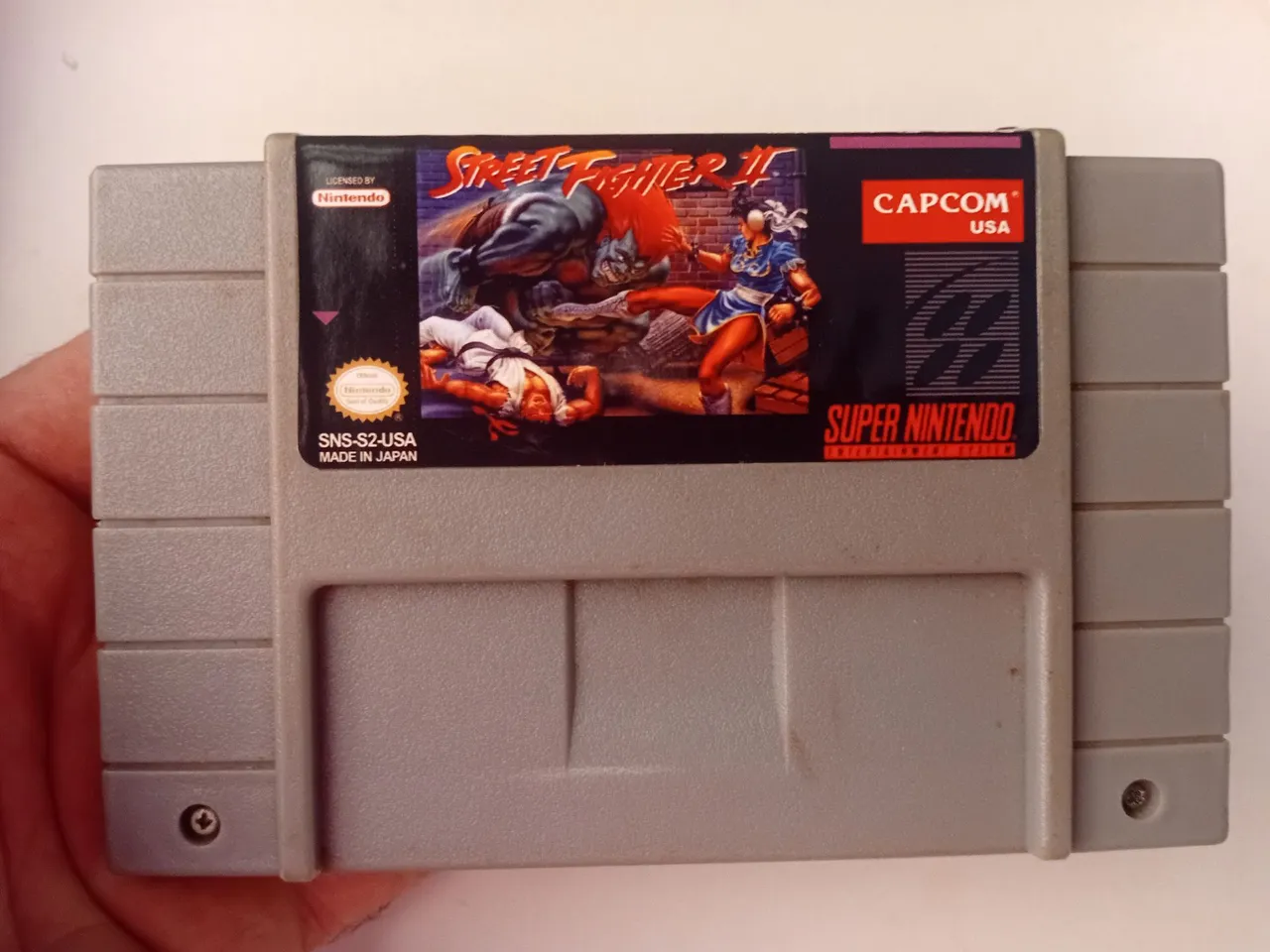 Street Fighter II chipada Versao Hack Super Nintendo
