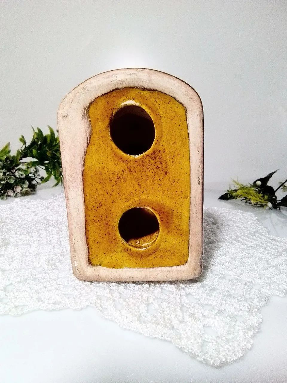 Busto de Cavalo anos 80 - Porcelana Âmbar  - Foto 5