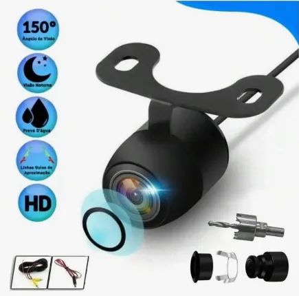 Câmera De Ré Visão Noturna Colorida Automotiva  z838 