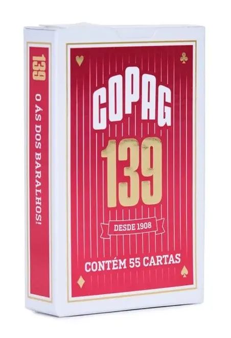 BARALHO 139 VERMELHO COPAG 55 CARTAS - Foto 2