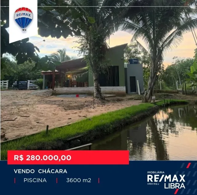 IMOBILIÁRIA RE/MAX VENDE CHÁCARA
